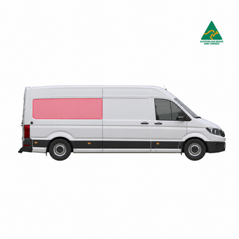 VW Crafter Rear Panel Door Window Cover (Driver)