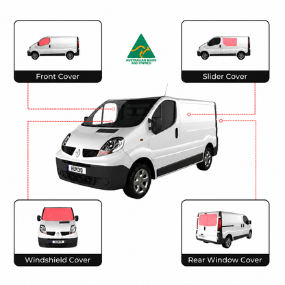 Iveco Daily 2015-2023 - JUEGO COMPLETO de cubiertas para ventanas - Hecho en Australia 🇦🇺