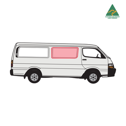 Toyota Hiace Slider Door Window Cover (Driver)
