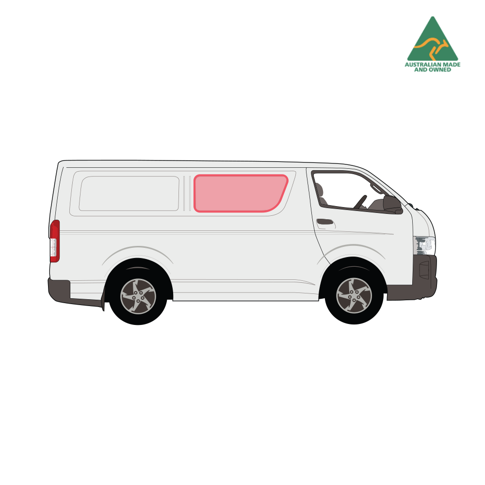 Toyota Hiace Slider Door Window Cover (Driver)