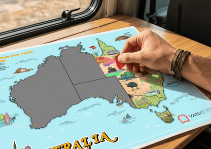 Scratch Australia Travel Map | Scratch Off Map for Travellers