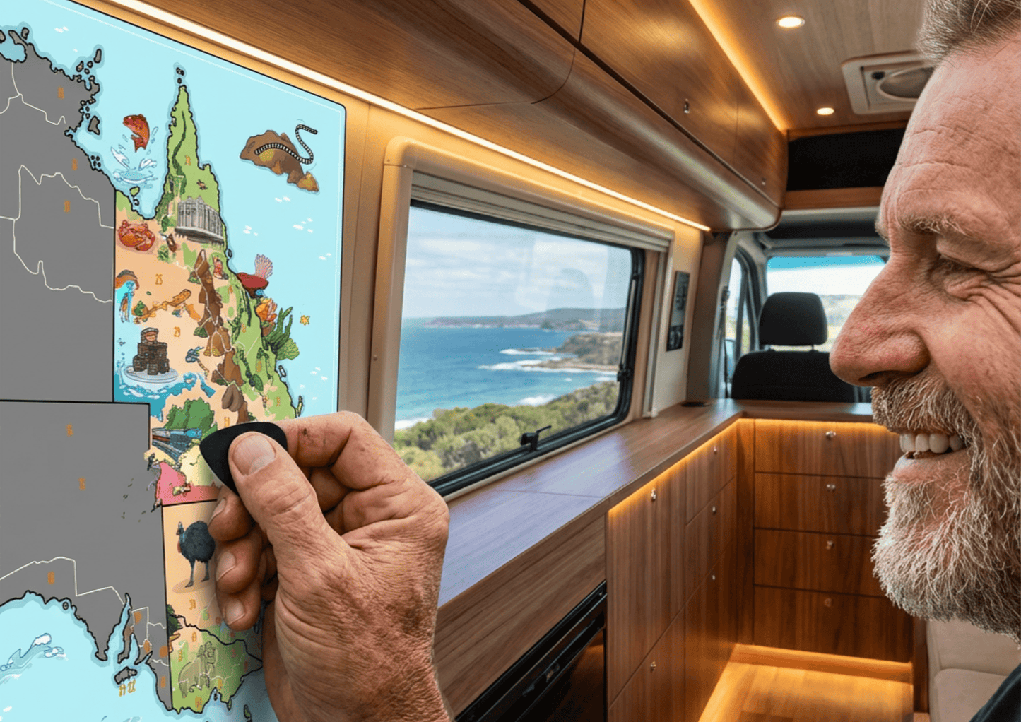 Scratch Australia Travel Map | Scratch Off Map for Travellers