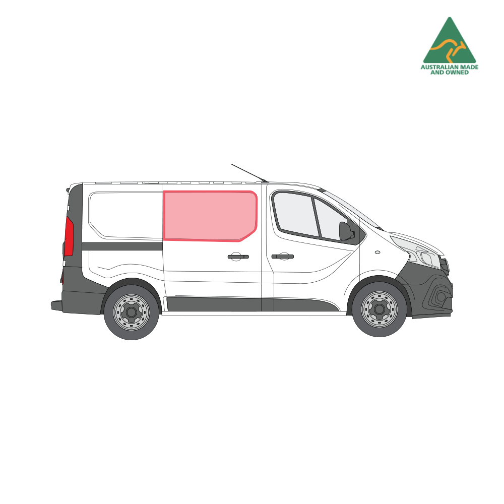 Mitsubishi Express Schiebetürfensterabdeckung
