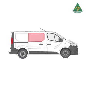Mitsubishi Express Slider Door Window Cover (Driver)