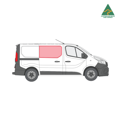 Mitsubishi Express Schiebetürfensterabdeckung