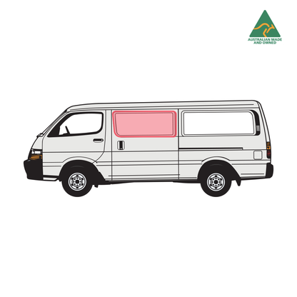 Toyota Hiace Slider Door Window Cover (Passenger)