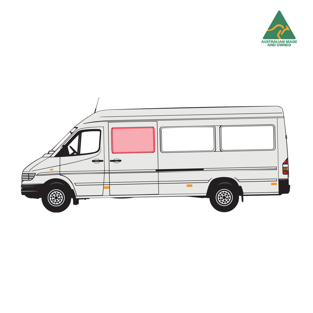 sliding door window cover for Sprinter