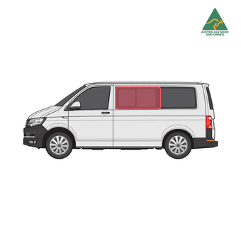 VW Transporter Slider Door Window Cover (Passenger)
