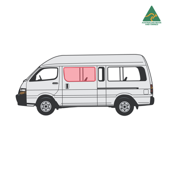 Toyota Commuter Schiebetürfensterabdeckung (Beifahrerseite)