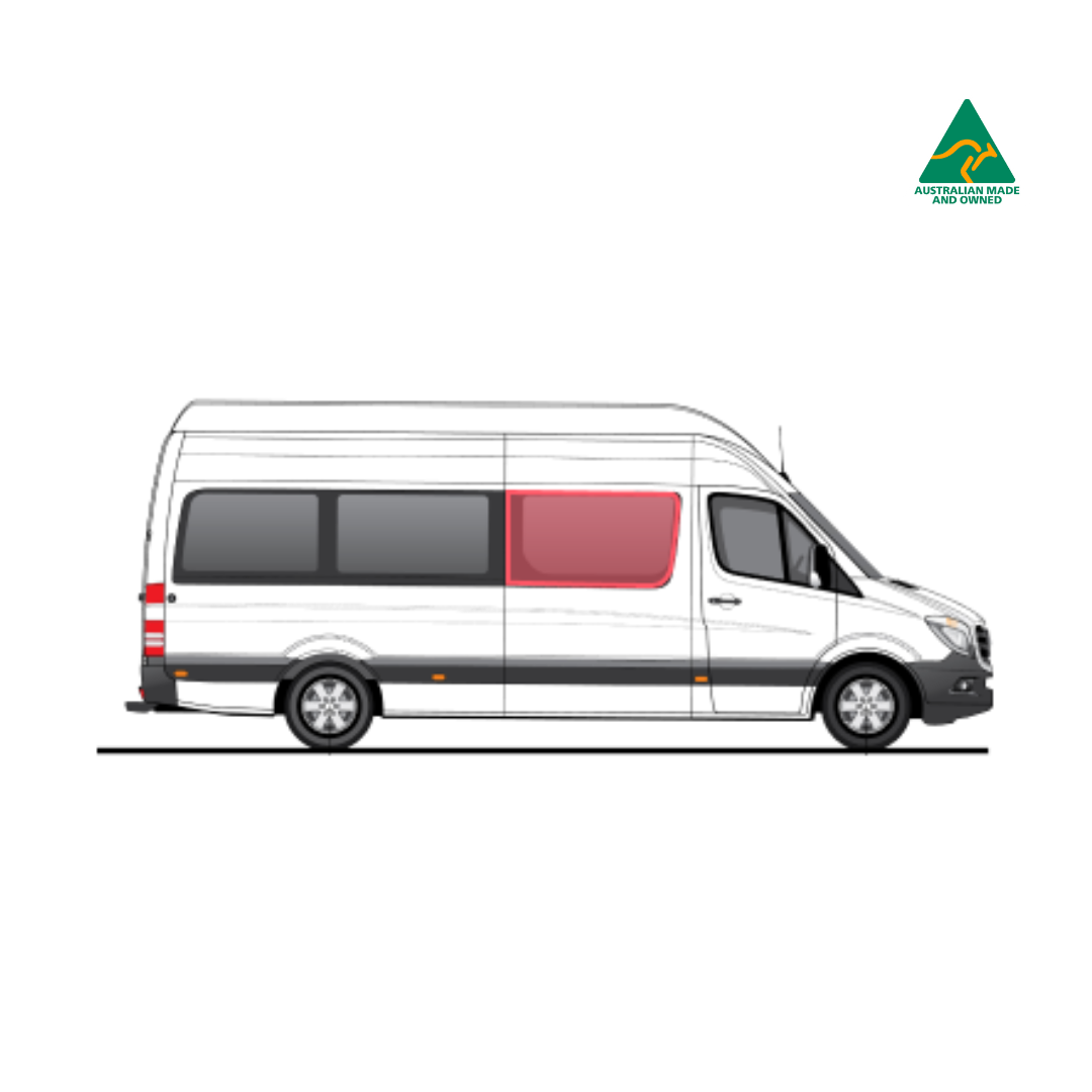 Sprinter 2019–2023 – Schiebetür-Fensterabdeckung – Aussie Made 🇦🇺