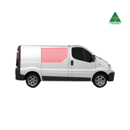 Renault Trafic Schiebetürfensterabdeckung