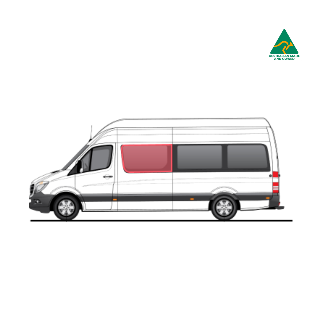 Sprinter 2019–2023 – Schiebetür-Fensterabdeckung – Aussie Made 🇦🇺