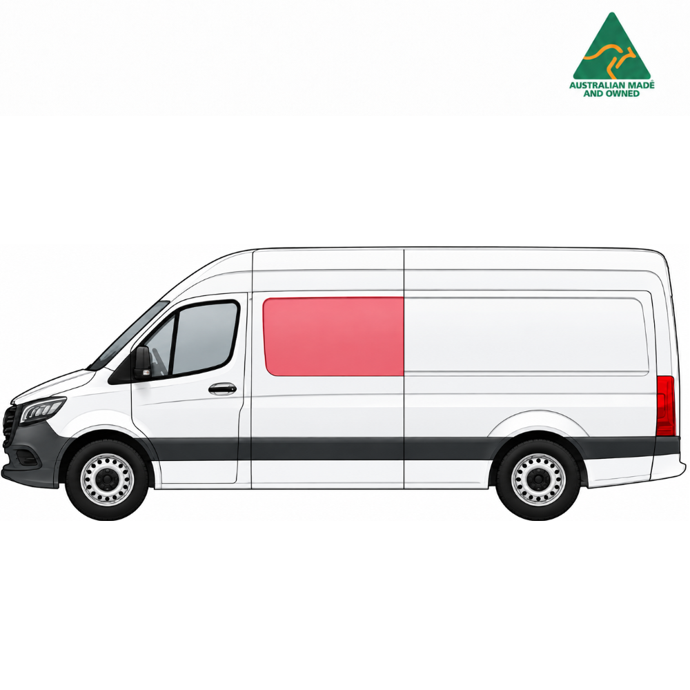Sprinter 2019-2026 Slider Door Window Cover (Passenger)