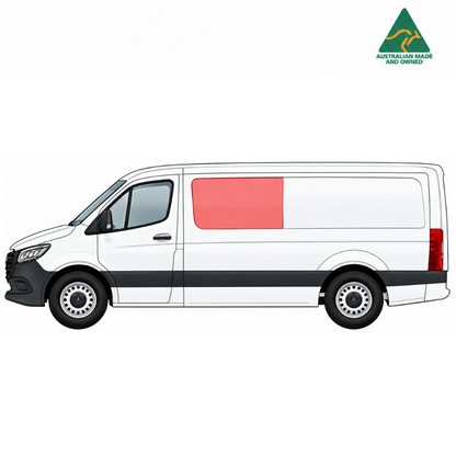 Sprinter 2019-2026 Slider Door Window Cover (Passenger)