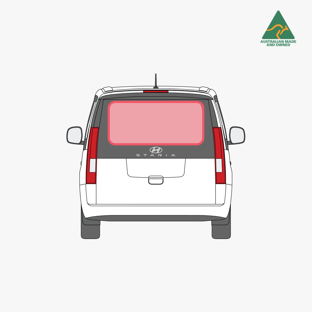 Hyundai Staria rear door window cover