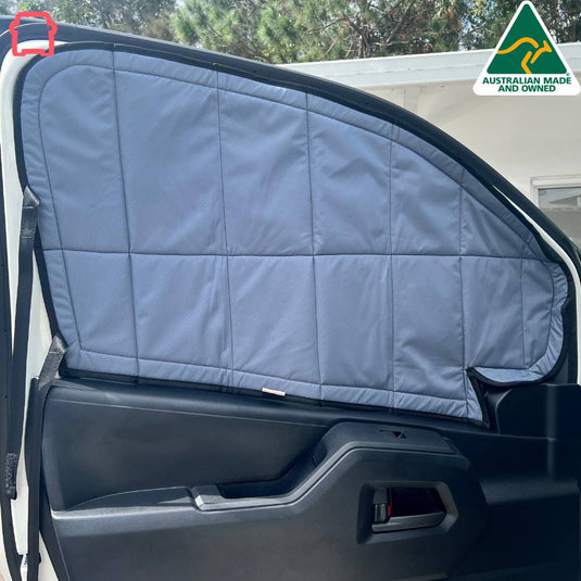 Toyota Hiace Front Doors (pair) Window Covers