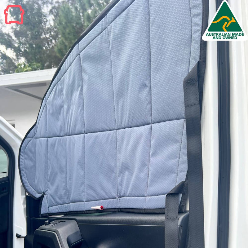 Load image into Gallery viewer, Toyota Hiace Front Doors (pair) Window Covers
