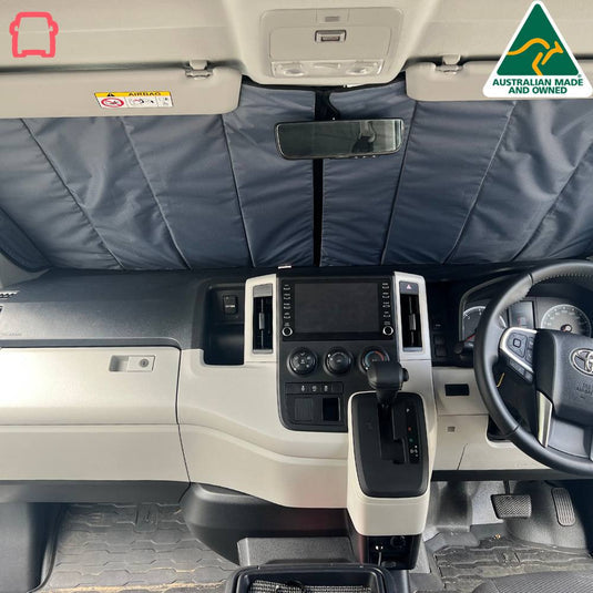 Load image into Gallery viewer, Toyota Hiace Front Cab Window Cover
