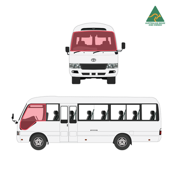 Toyota Coaster cab set window covers