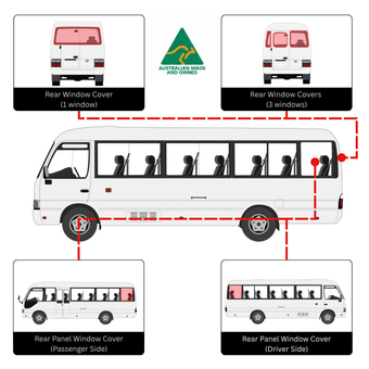 Toyota Coaster Rear Sleep Set