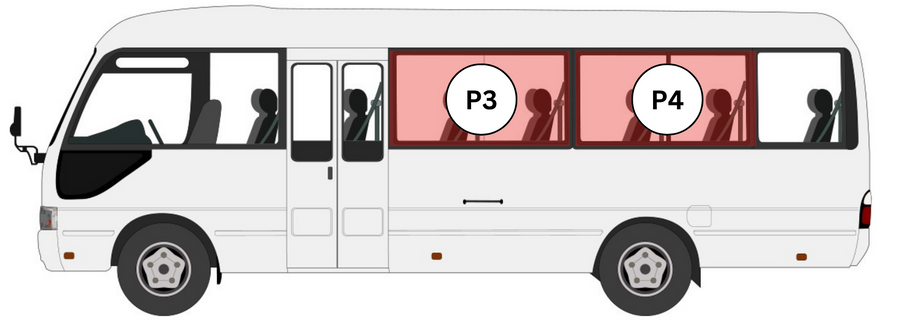 Passenger Side window positions