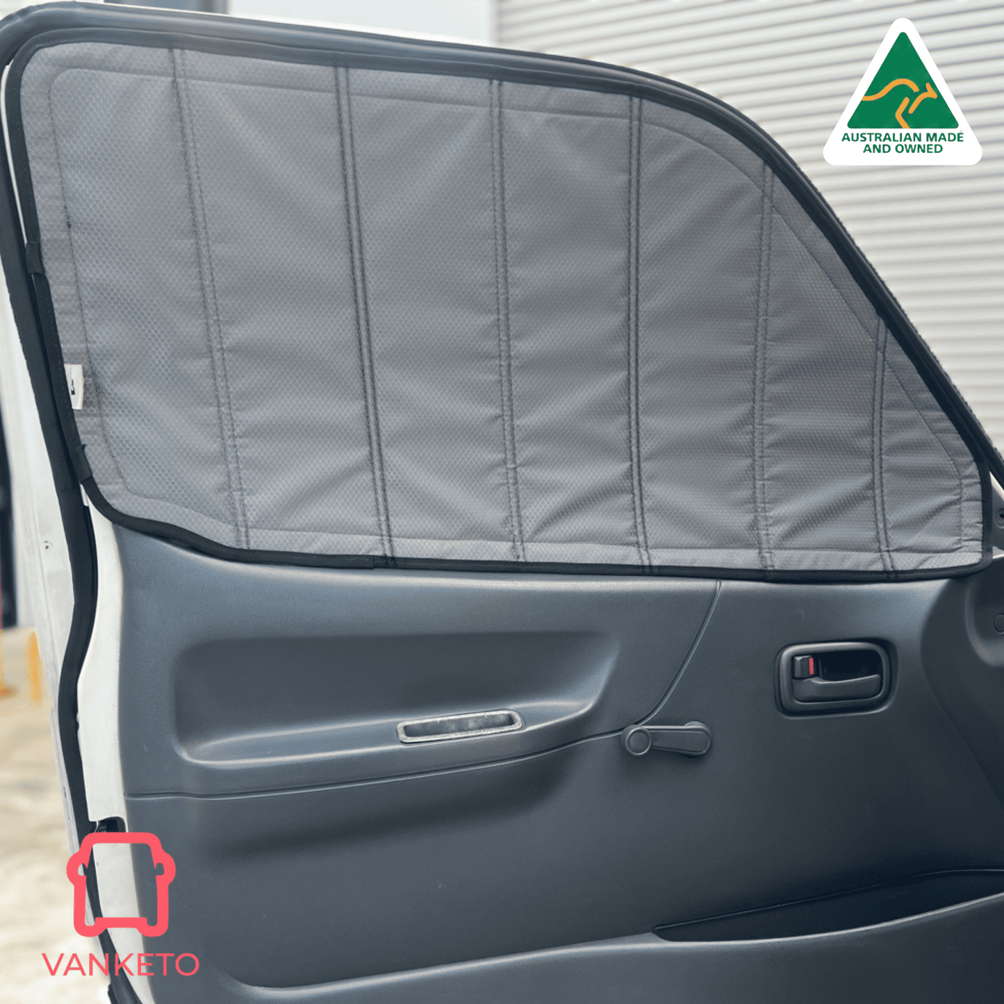 Toyota Hiace Front Doors (pair) Window Covers
