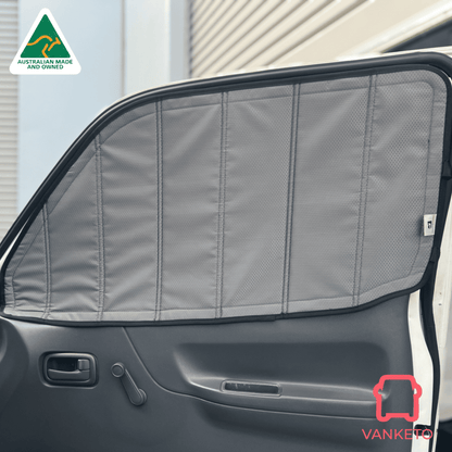 Toyota Hiace Front Doors (pair) Window Covers