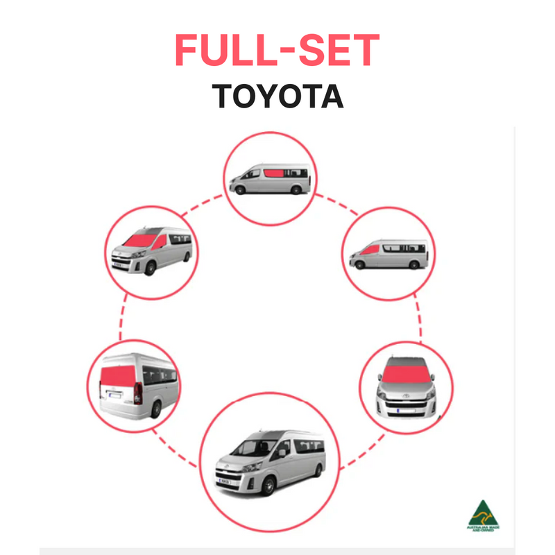 Load image into Gallery viewer, Toyota Commuter Full Set Window Covers
