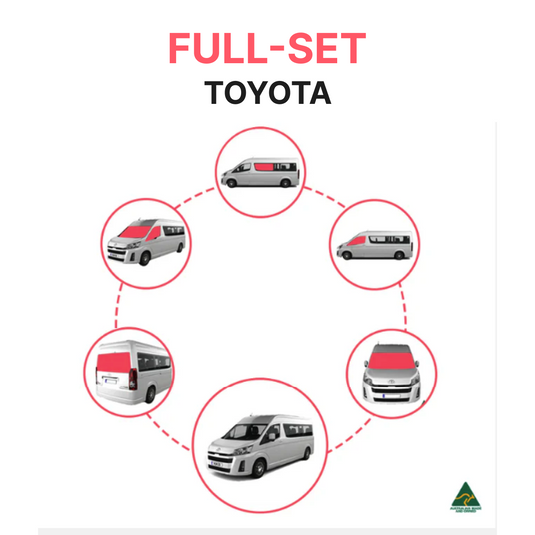 Toyota Commuter Full Set Window Covers