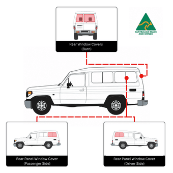 Toyota Troopy Rear Sleep Set