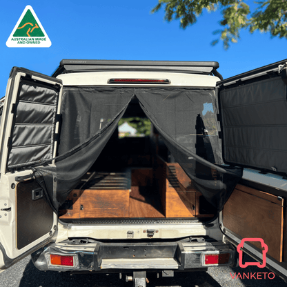 Troopy RITE FIT Magnetic Fly Screen (REAR)