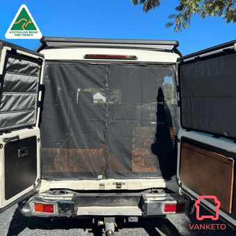 Magnetische Fliegengitter für Transporter – groß