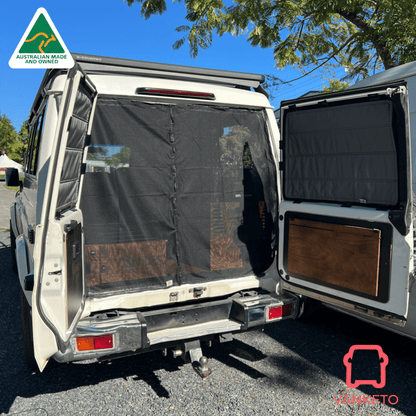 Troopy RITE FIT Magnetic Fly Screen (REAR)