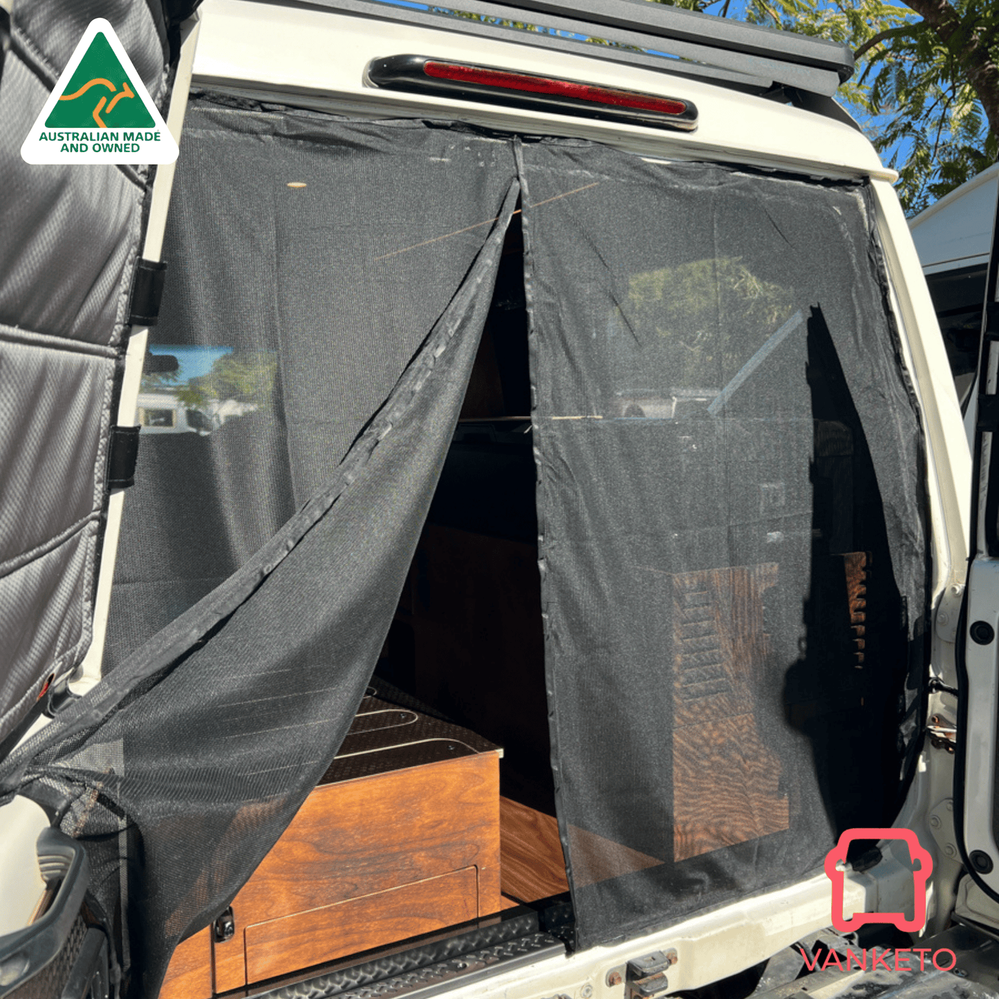 Troopy RITE FIT Magnetic Fly Screen (REAR)