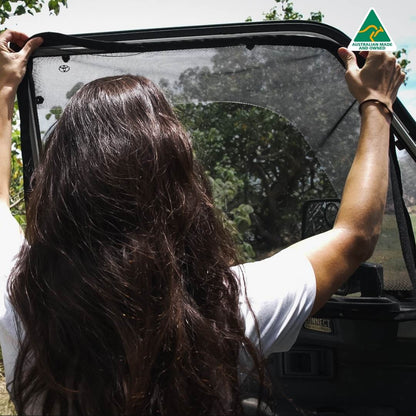 Troopy -  FRONT Magnetic Fly Screens (Pair)