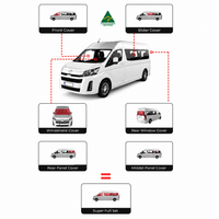 product in Toyota Commuter SUPER Full Set (8/10 Window Covers)