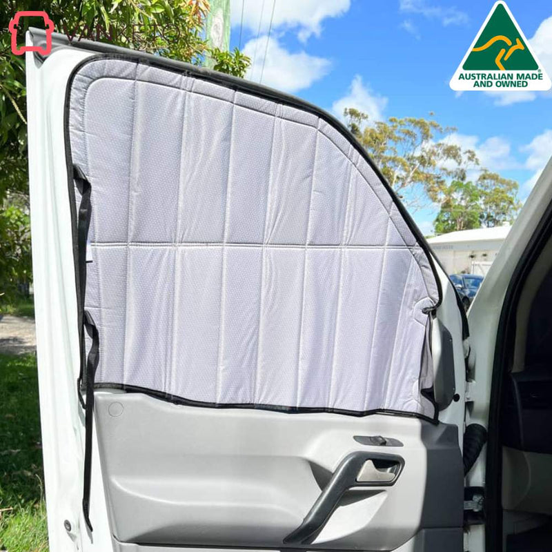 Load image into Gallery viewer, VW Crafter 2006-2016 Front Doors (pair) Window Covers
