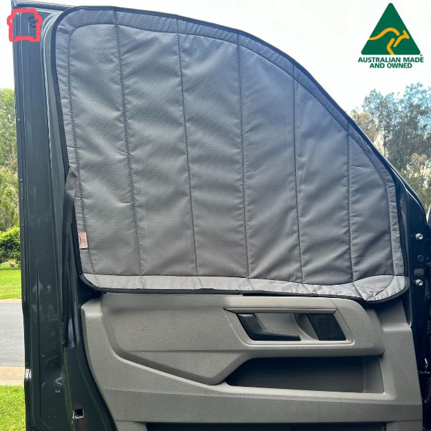 Cargue la imagen en el visor de la galería, Jayco Crafter Campervan Front Doors (pair) Window Covers
