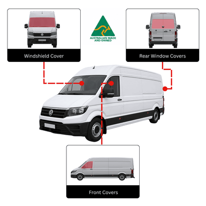 VW Crafter Fahrerhaus-Set Fensterabdeckung