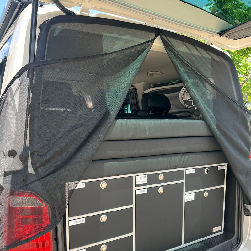 Load image into Gallery viewer, VW Transporter T5/T6 - Magnetic Fly Screens (REAR)
