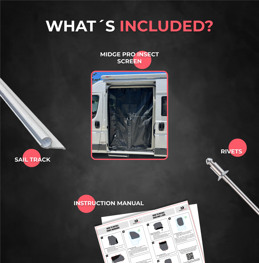 Renault Master - Midge Pro Insect Screen® (Inside Fitting)