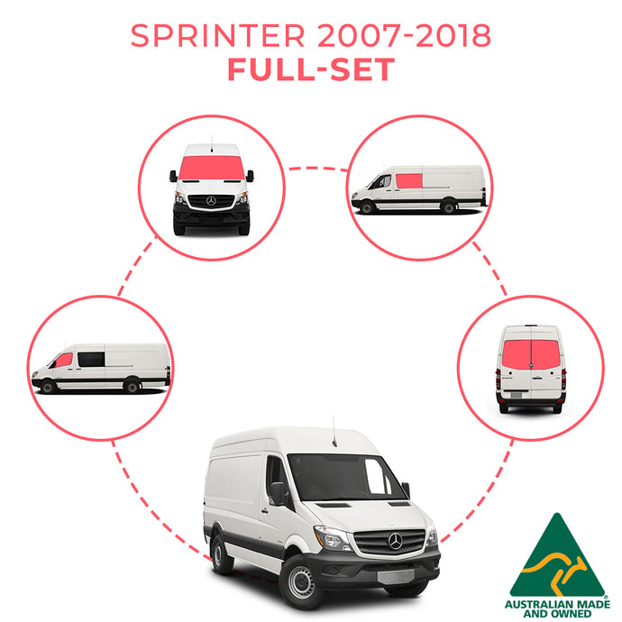 Sprinter 2007-2018 full set window cover