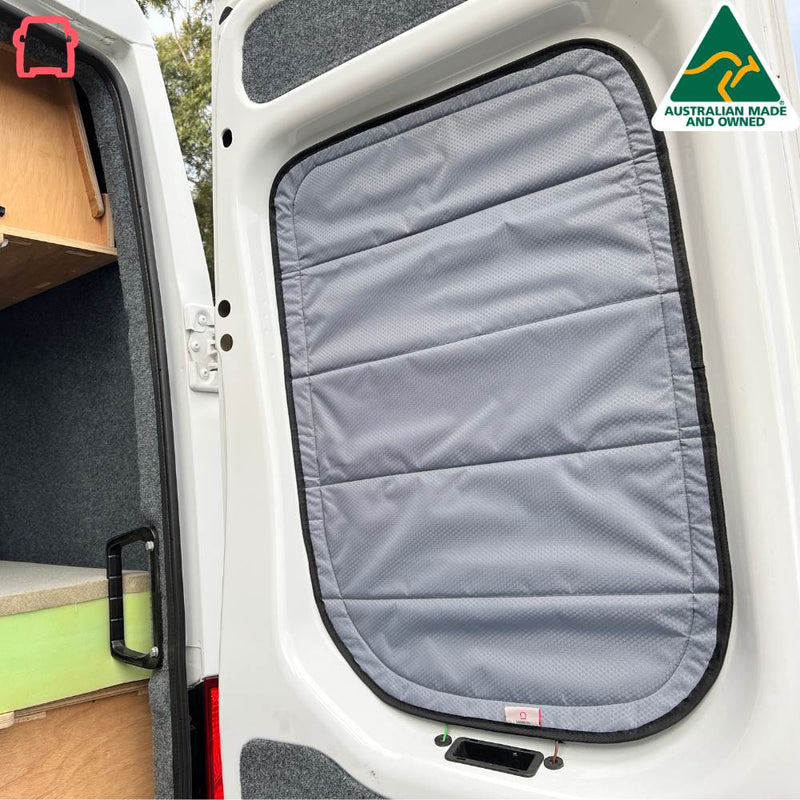Load image into Gallery viewer, Iveco Daily Rear Doors (pair) Window Covers
