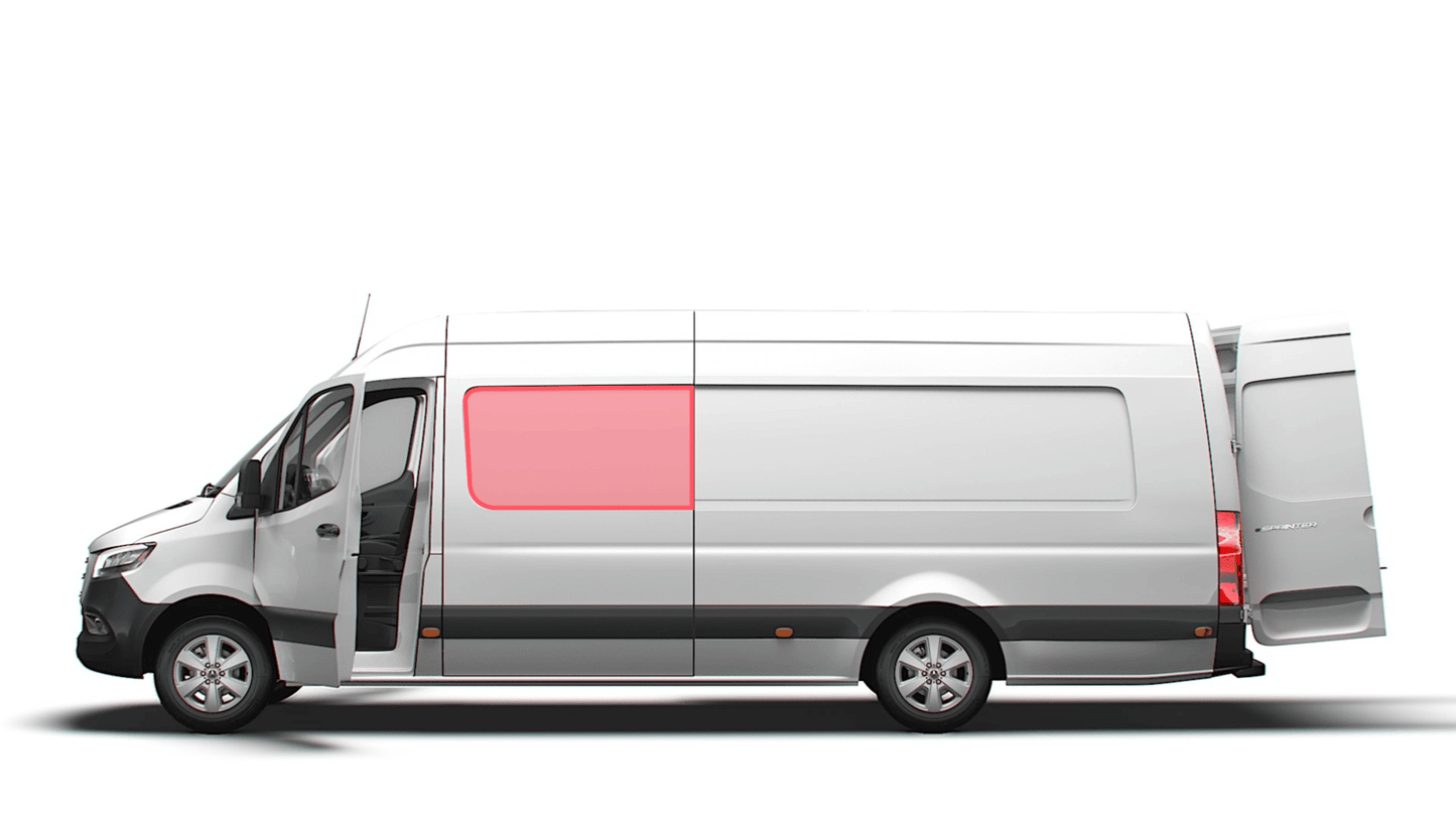 Sprinter 2019–2023 – Schiebetür-Fensterabdeckung – Aussie Made 🇦🇺