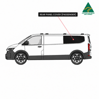 product in VW Transporter T7 Rear Panel Door Window Cover (Passenger)
