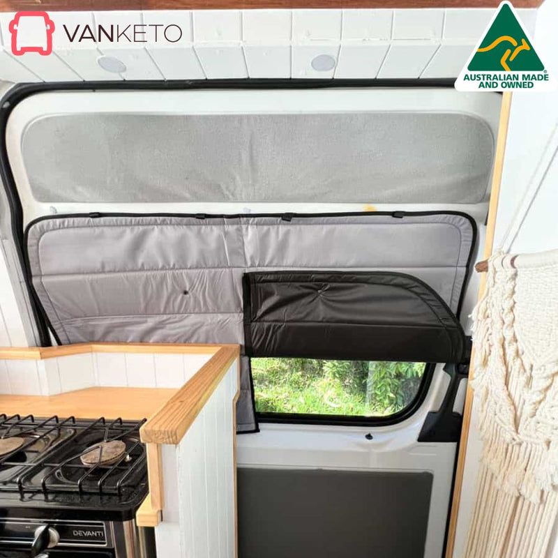 Load image into Gallery viewer, Sprinter 2019 slider door window cover for van
